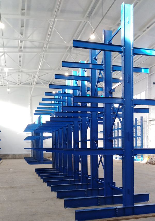 Консольные стеллажи установлены для производителя железнодорожного оборудования в Урени